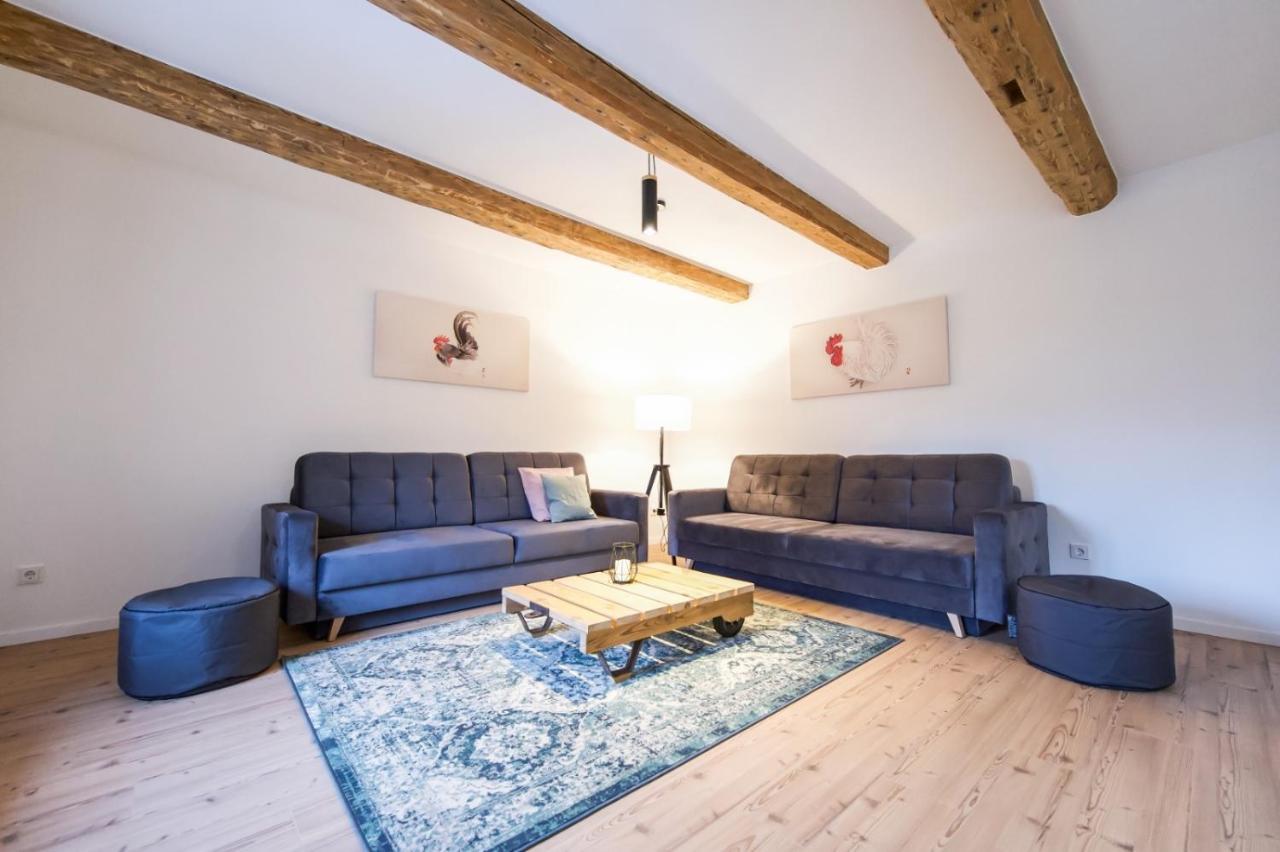 Moderne und gemütliche Ferienwohnung mit Terrasse und WALLBOX im FarmHouse Eckartsberg im Zittauer Gebirge Mittelherwigsdorf Exterior foto